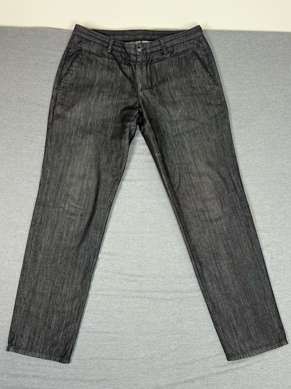 Versace Straight Leg Jeans in Charcoal